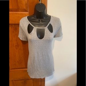 JLO JENNIFER LOPEZ TOP CUT OUT  LARGE Blouse